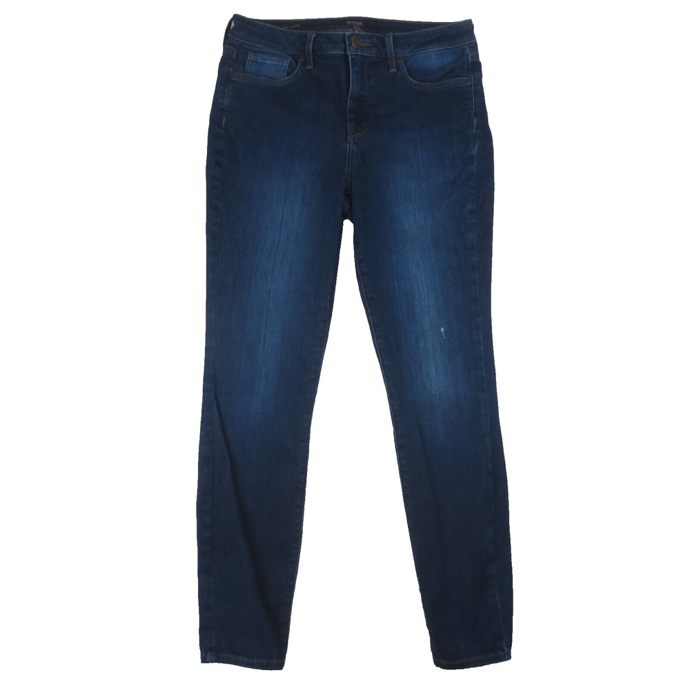 NYDJ Jeans Womens 6 (30x28) Blue Ami Skinny Mid Rise Stretch Dark Wash Denim